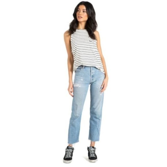 N:philanthropy Noir Stripe Tank - Picture 3 of 8